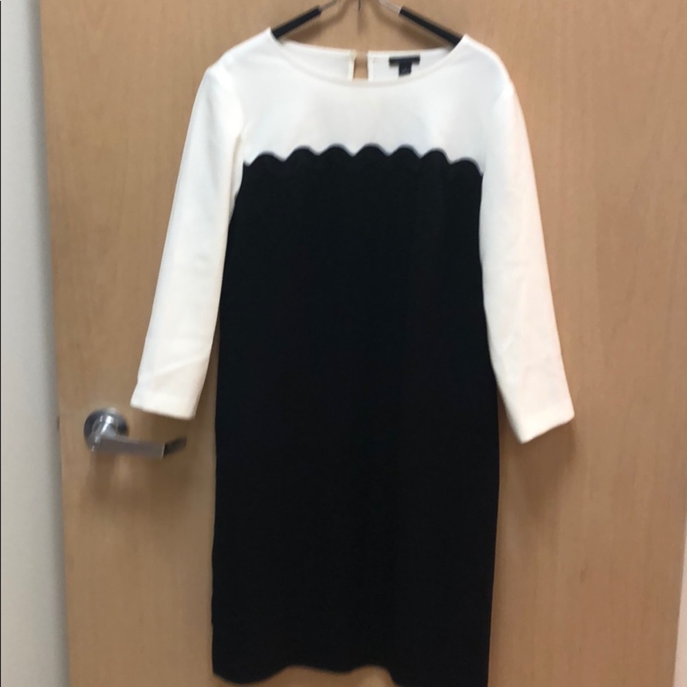 Ann Taylor color block dress.